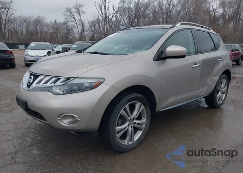 2010 Nissan Murano Le from USA, damaged, VIN JN8AZ1MU5AW010801